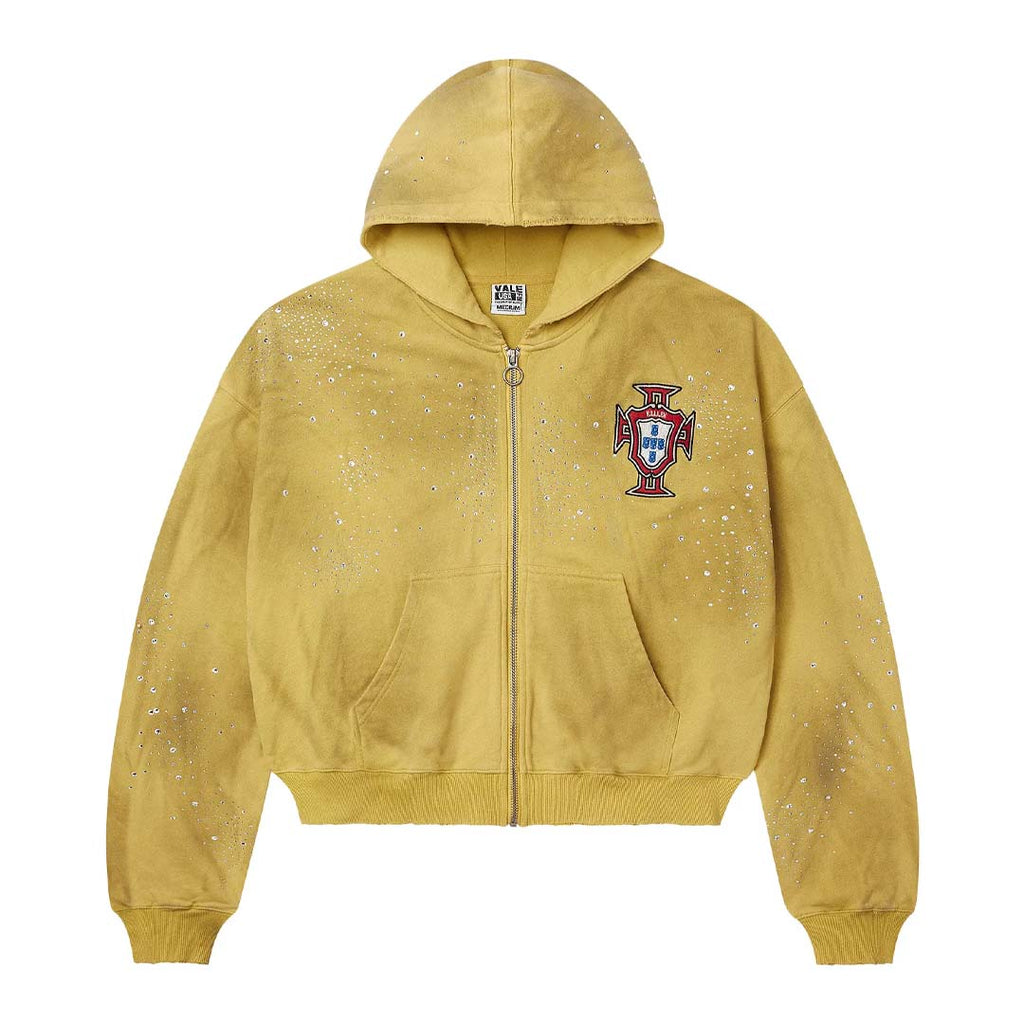 Vale Forever Sun Clustered Zip Up 'Yellow' by Vale Forever - NWAHype 1 for streetwear Hoodies in USA