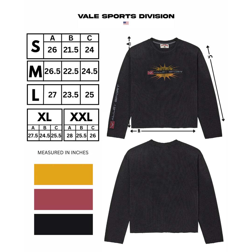 Vale Forever Sunshine Thermal Black by Vale Forever - NWAHYPE No.1 for streetwear T-Shirts in USA