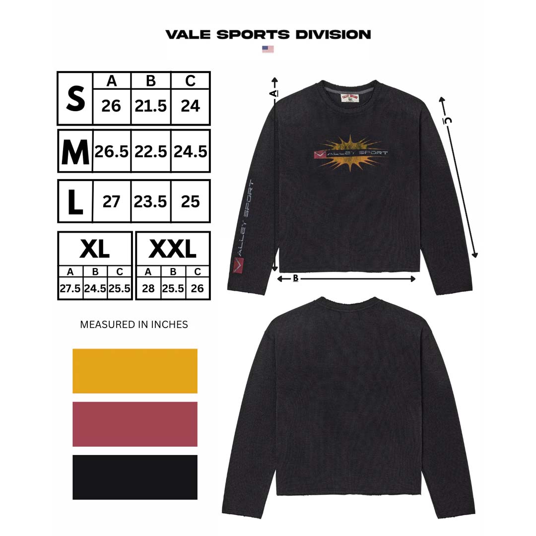 Vale Forever Sunshine Thermal Black by Vale Forever - NWAHYPE No.1 for streetwear T-Shirts in USA