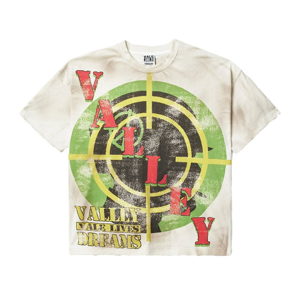 Vale Forever Target Faded Cream Tee by Vale Forever - NWAHYPE No.1 for streetwear T-Shirts in USA