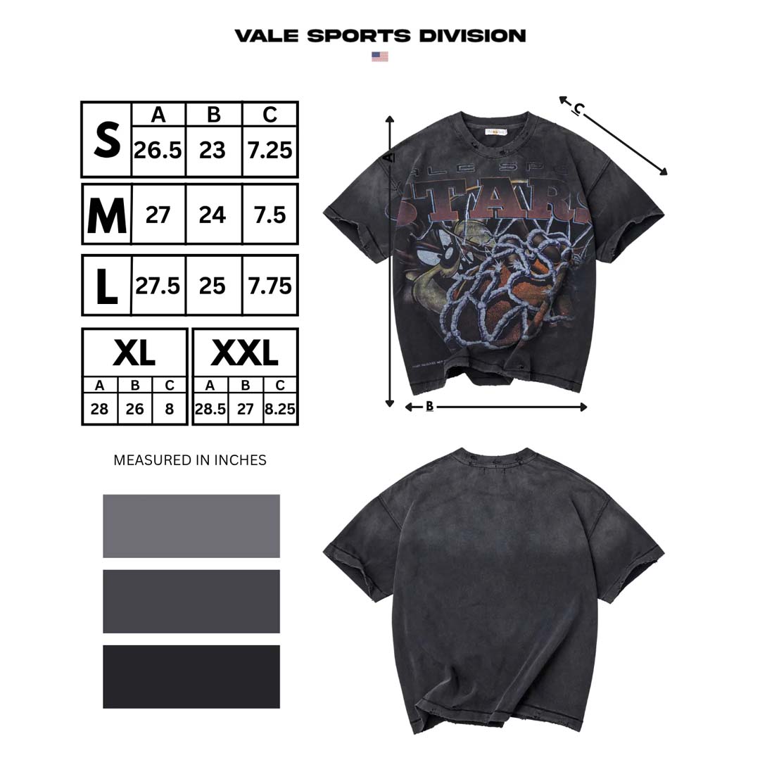 Vale Forever Tasmania Faded Black Tee by Vale Forever - NWAHYPE No.1 for streetwear T-Shirts in USA