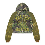 Vale Forever Terrain Zip Up Hoodie 'Green/Yellow' by Vale Forever - NWAHype No.1 for streetwear Hoodies in USA