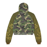 Vale Forever Terrain Zip Up Hoodie 'Green/Yellow' by Vale Forever - NWAHype No.1 for streetwear Hoodies in USA