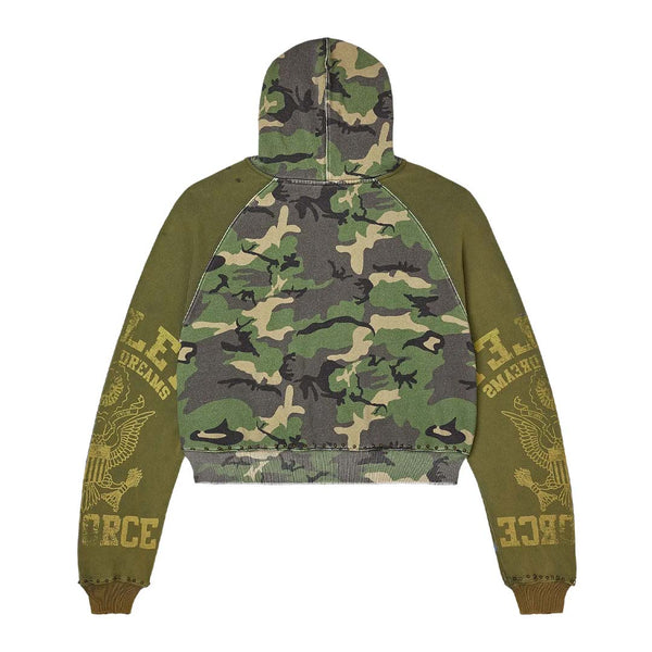 Vale Forever Terrain Zip Up Hoodie 'Green/Yellow' by Vale Forever - NWAHype No.1 for streetwear Hoodies in USA