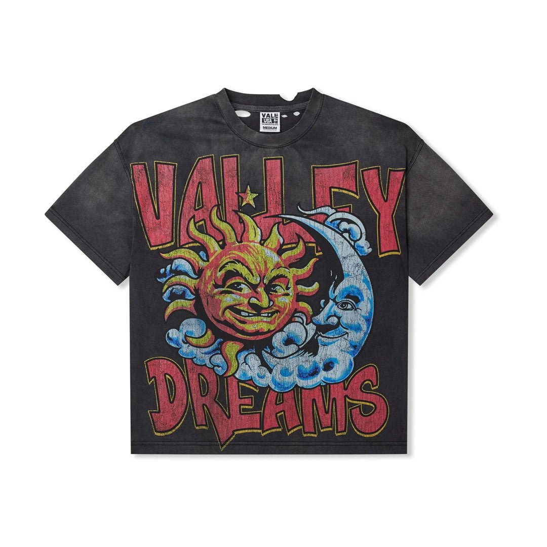 Vale Forever Thrashed Black Faded Tee by Vale Forever - NWAHYPE No.1 for streetwear T-Shirts in USA