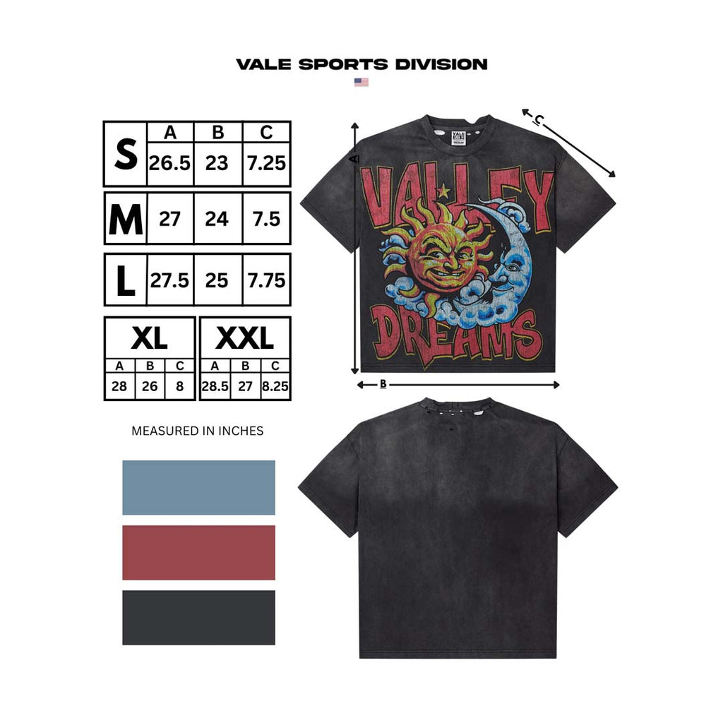 Vale Forever Thrashed Black Faded Tee by Vale Forever - NWAHYPE No.1 for streetwear T-Shirts in USA