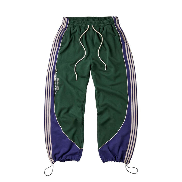 Vale Forever Tracker Sweatpants Green Navy by Vale Forever - NWAHYPE No.1 for streetwear Pants in USA