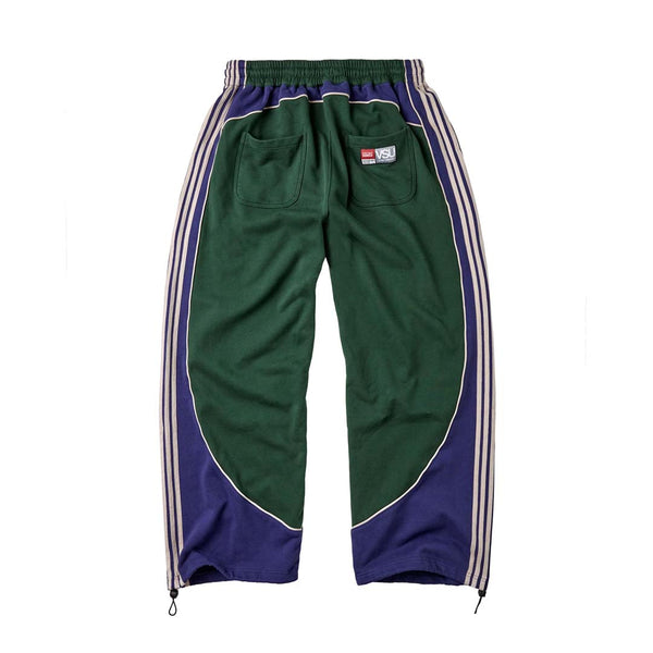 Vale Forever Tracker Sweatpants Green Navy by Vale Forever - NWAHYPE No.1 for streetwear Pants in USA