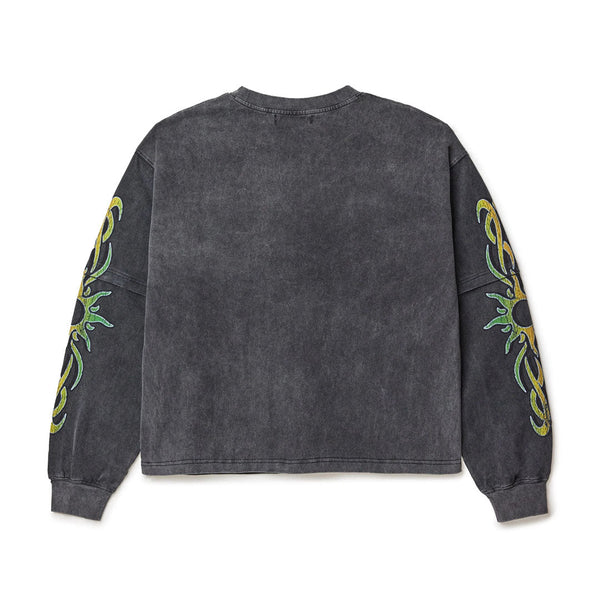 Vale Forever Tribal Layered Long Sleeve Tee Grey Wash by Vale Forever - NWAHYPE No.1 for streetwear T-Shirts in USA