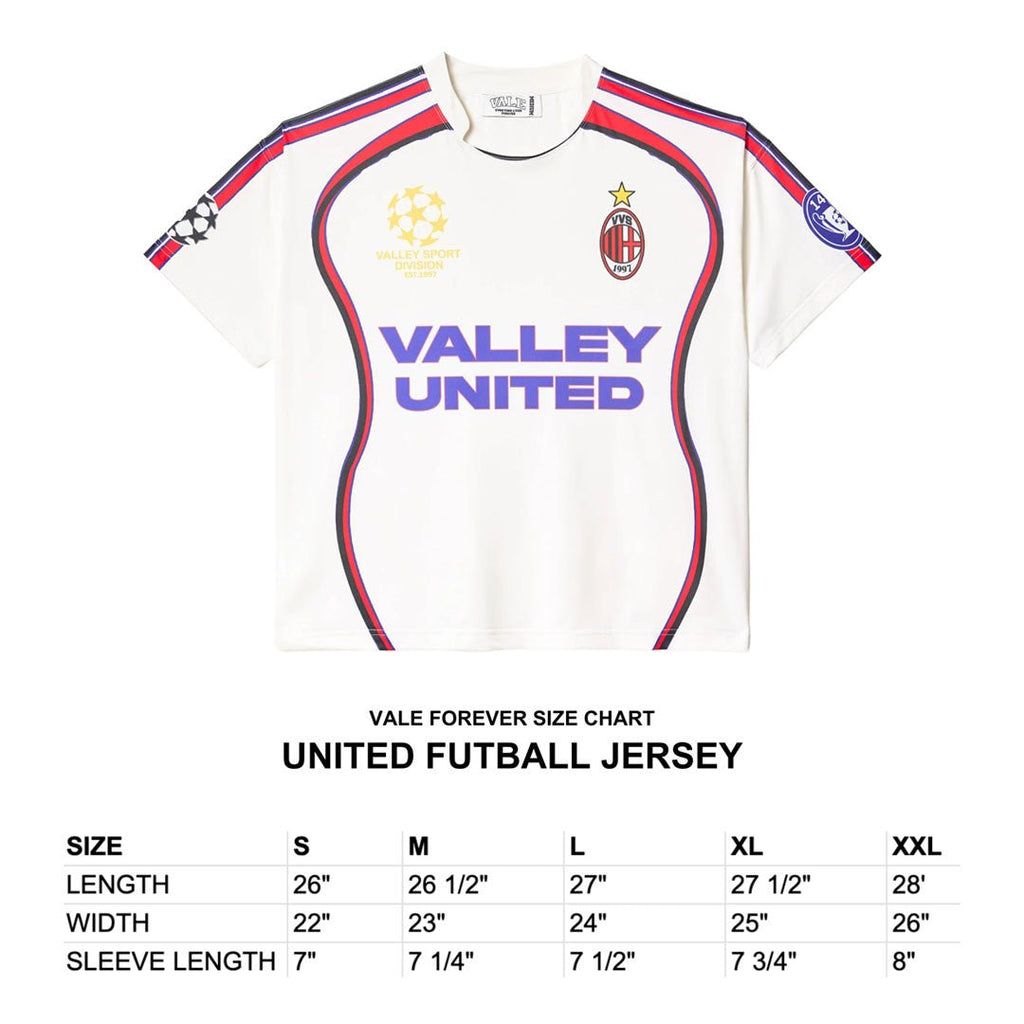 Vale Forever United Futbol White Jersey by Vale Forever - NWAHype 1 for streetwear T-Shirts in USA
