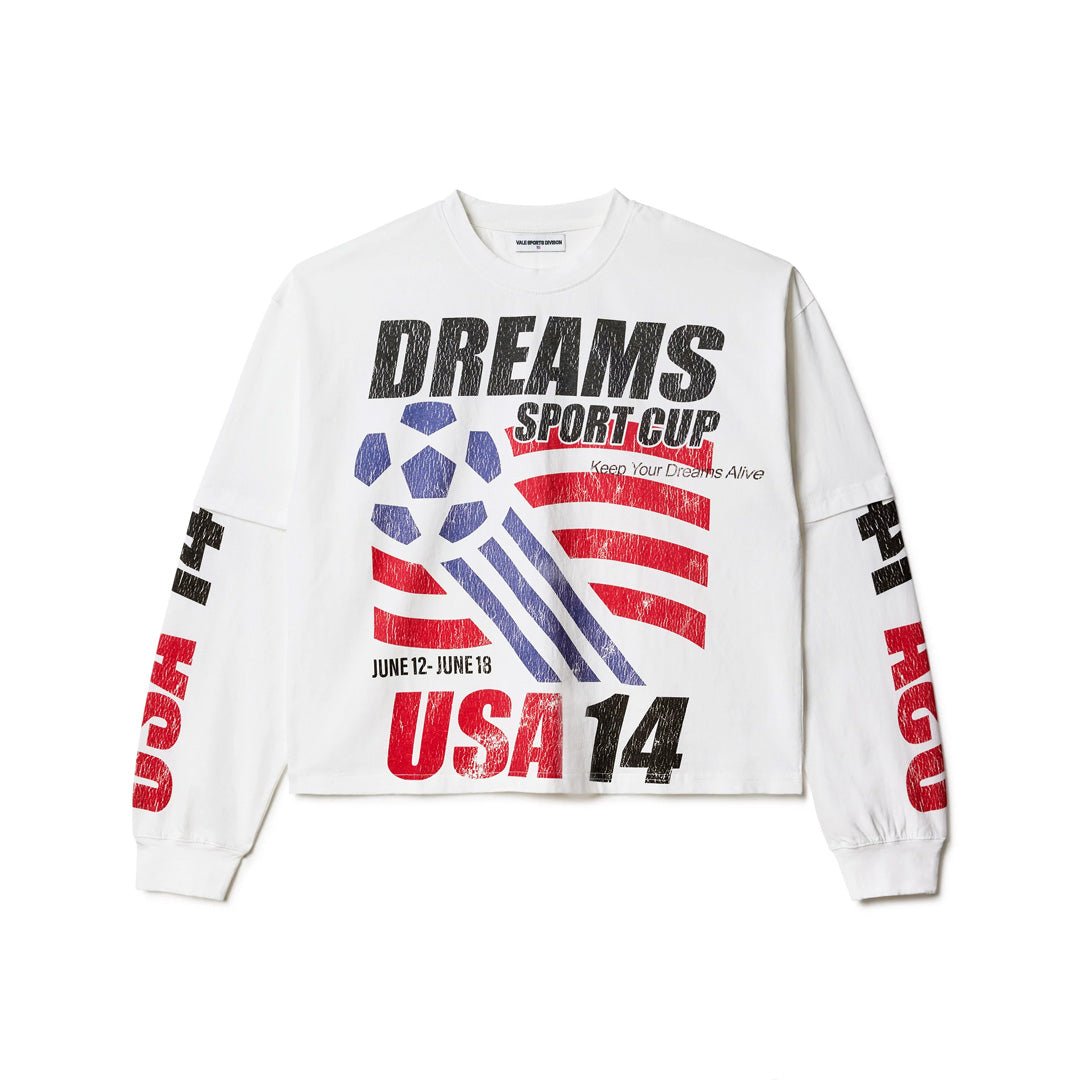Vale Forever USA Longsleeve White by Vale Forever - NWAHYPE No.1 for streetwear T-Shirts in USA