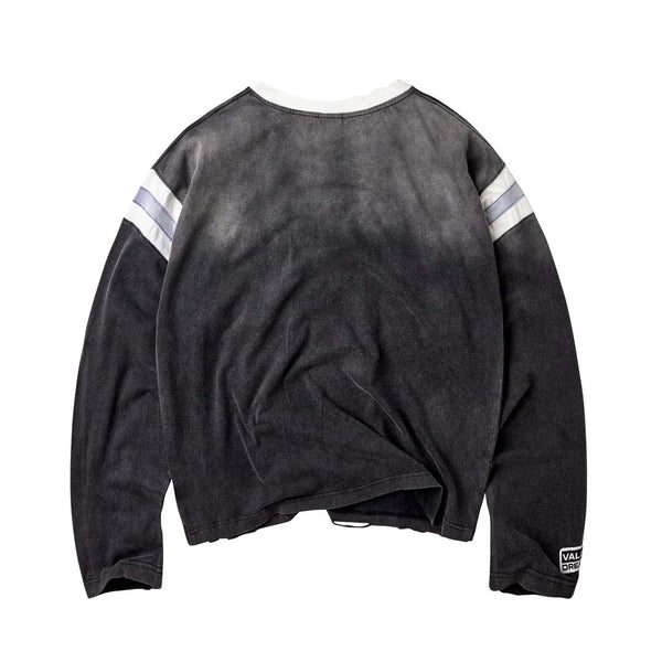Vale Forever Vintage Jersey Long Sleeve Tee Black White by Vale Forever - NWAHYPE No.1 for streetwear T-Shirts in USA