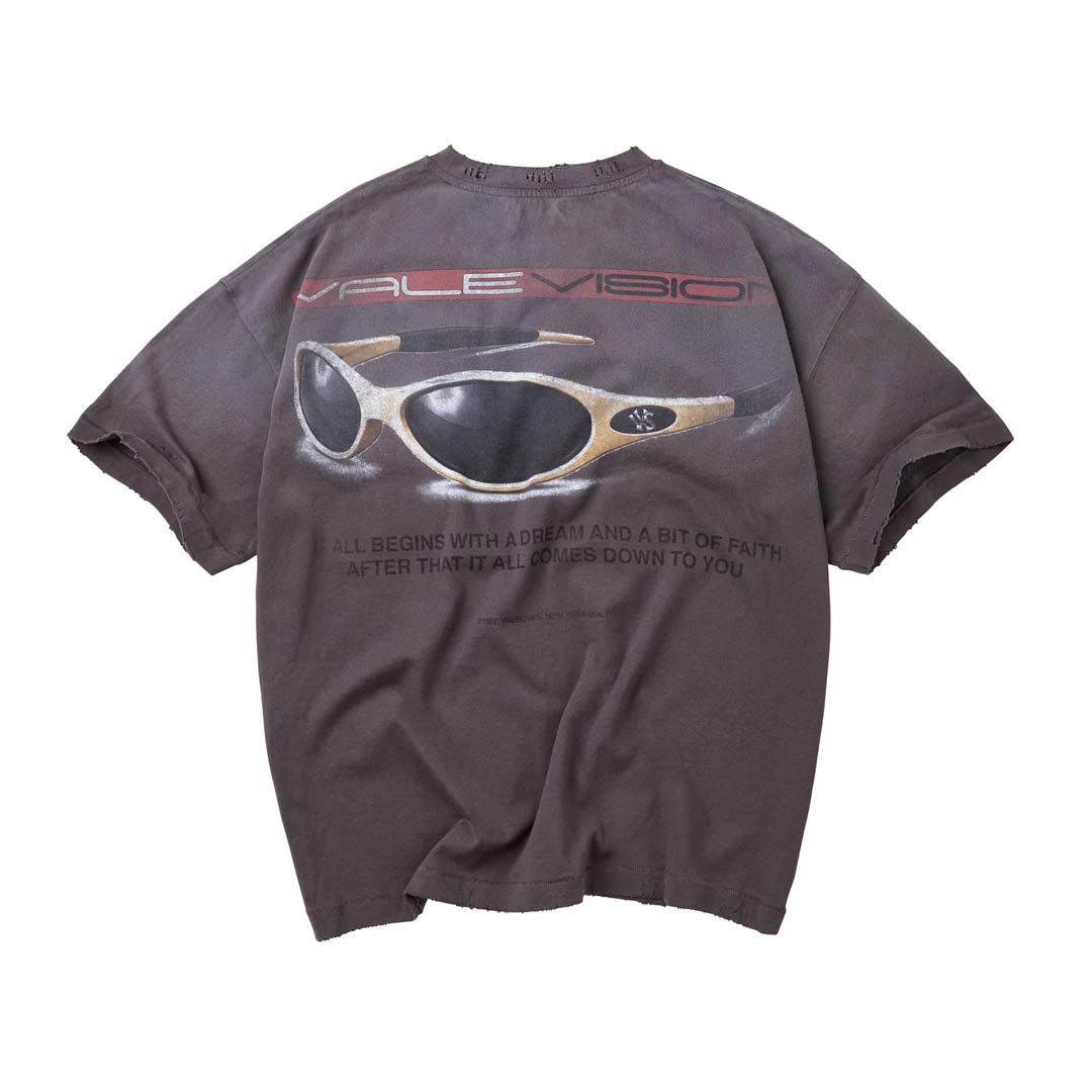 Vale Forever Vision Charcoal Tee by Vale Forever - NWAHYPE No.1 for streetwear T-Shirts in USA