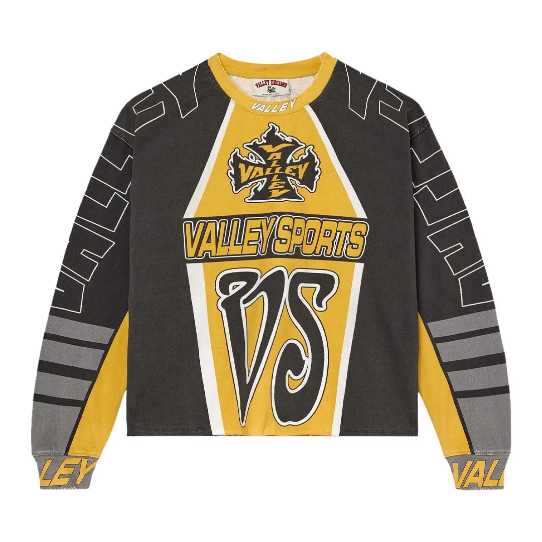 Vale Forever VS Racing Long Sleeve Yellow Black by Vale Forever - NWAHype No.1 for streetwear T-Shirts in USA