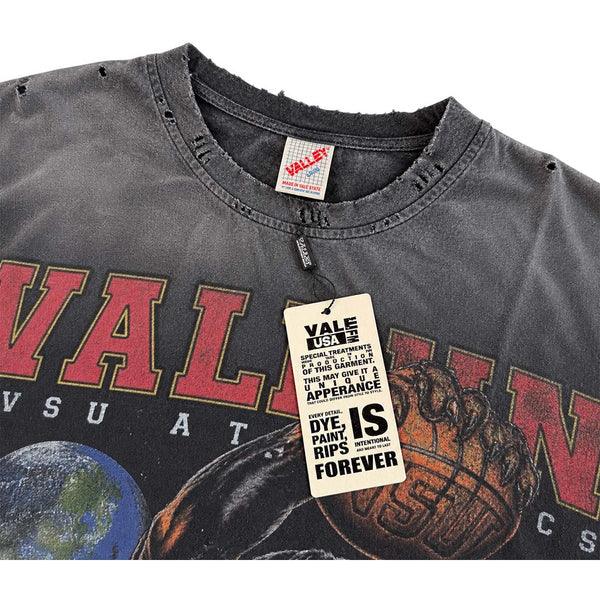 Vale Forever VSU Athletics Dog Basketball Faded Black Tee by Vale Forever - NWAHYPE No.1 for streetwear T-Shirts in USA