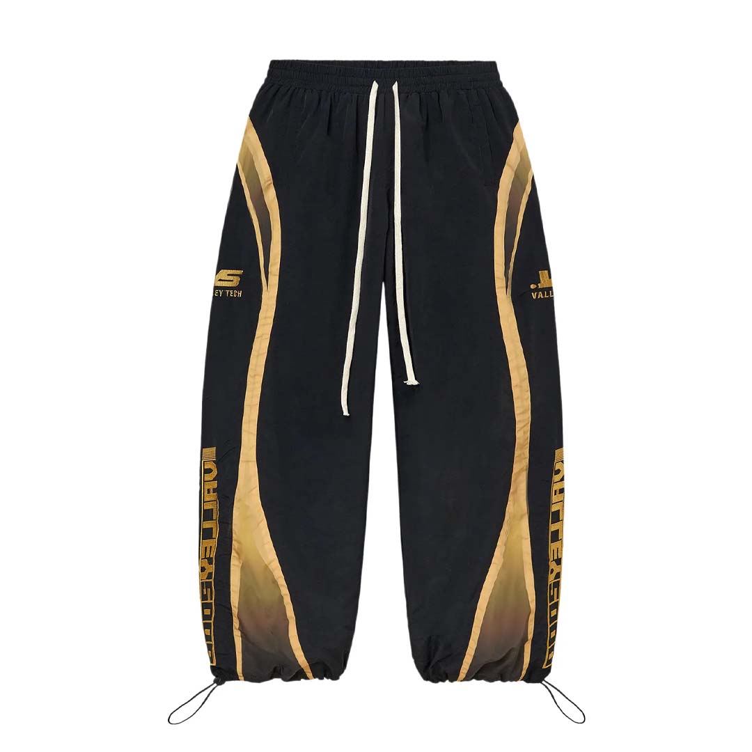 Vale Forever VSX 2000 Swoosh Track Pants Khalifa Black by Vale Forever - NWAHYPE No.1 for streetwear Pants in USA