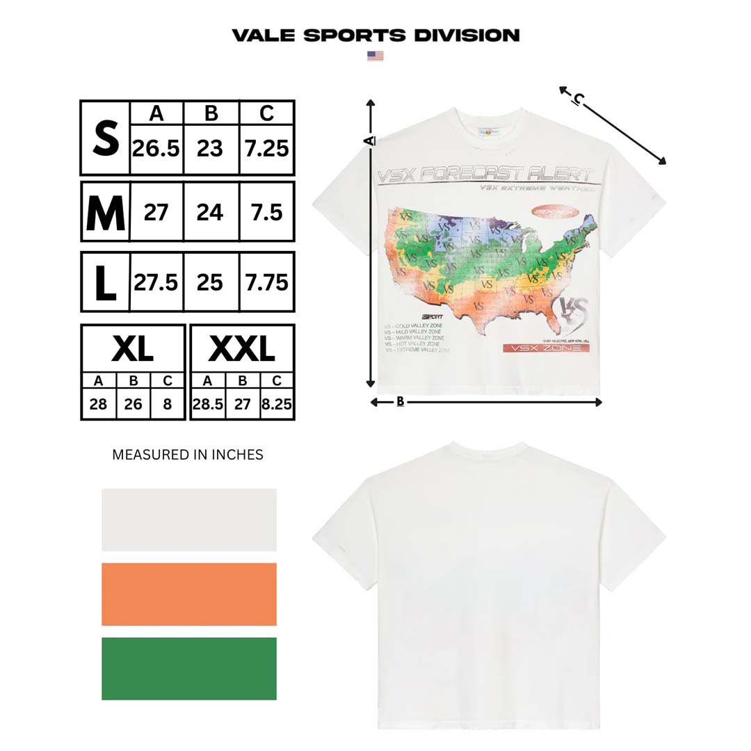 Vale Forever Weatherman Tee White by Vale Forever - NWAHYPE No.1 for streetwear T-Shirts in USA