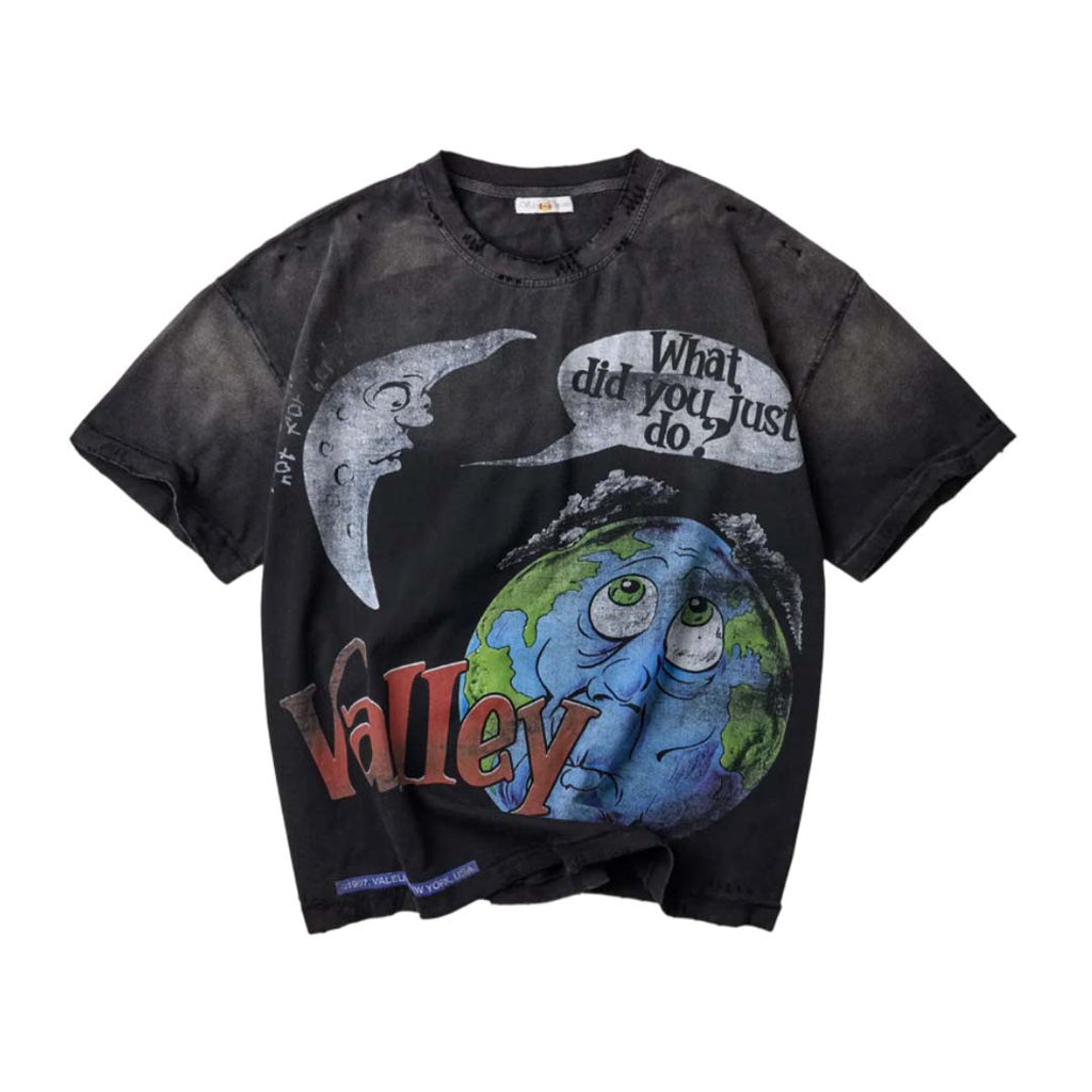 Vale Forever World Peace Faded Black Tee by Vale Forever - NWAHYPE No.1 for streetwear T-Shirts in USA