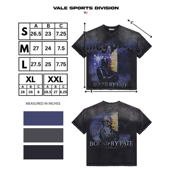 Vale Lancelot Tee Black by Vale Forever - NWAHYPE No.1 for streetwear T-Shirts in USA