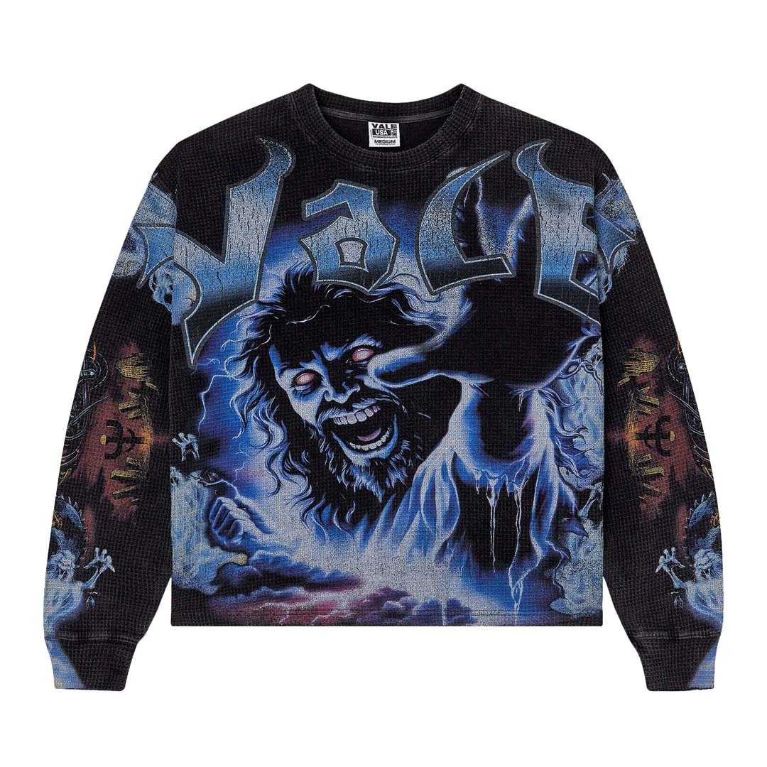 Vale Vale Forever Fear Thermal Black by Vale Forever - NWAHype No.1 for streetwear T-Shirts in USA