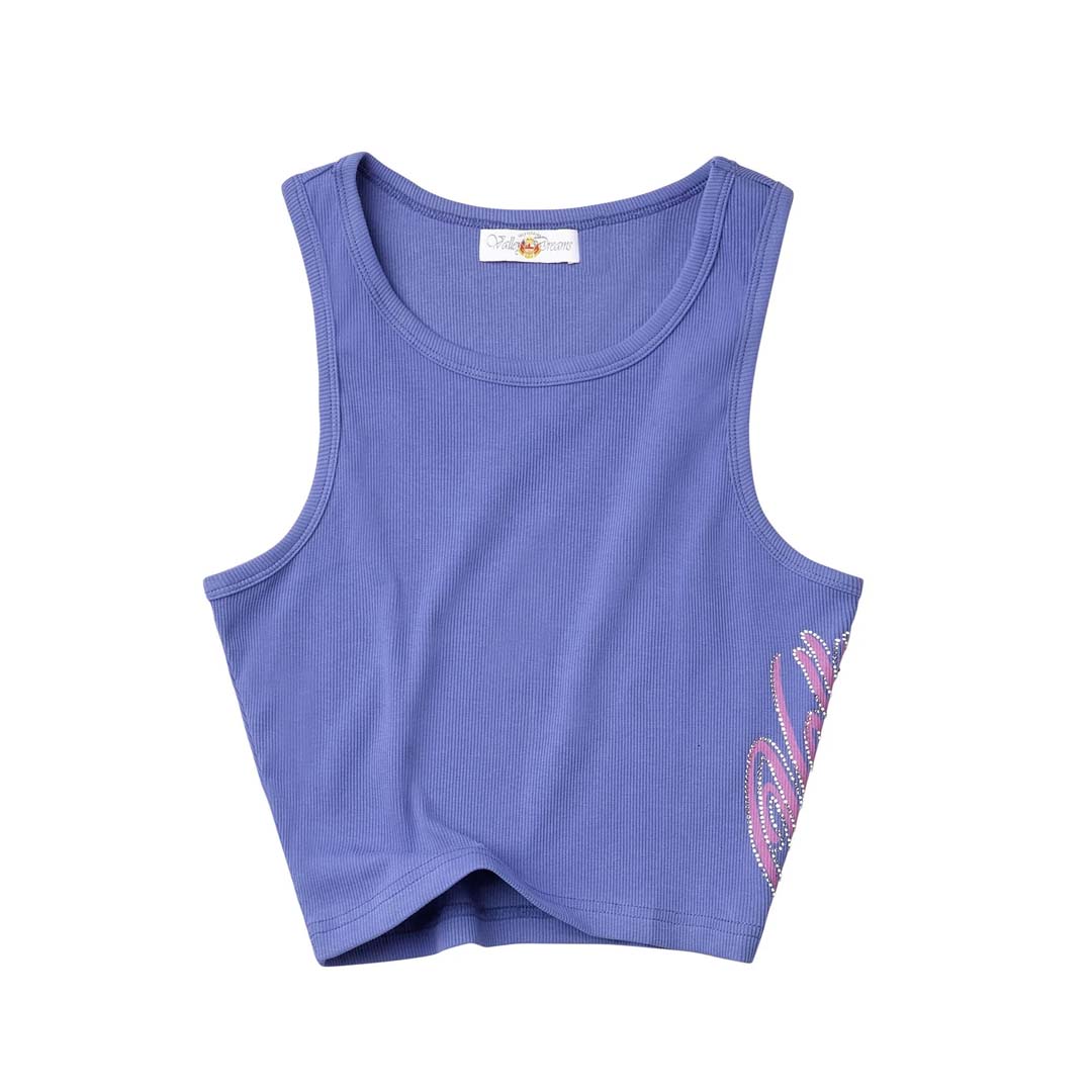 Vale Women's Bling Tank Top Blue Pink by Vale Forever - NWAHYPE No.1 for streetwear T-Shirts in USA