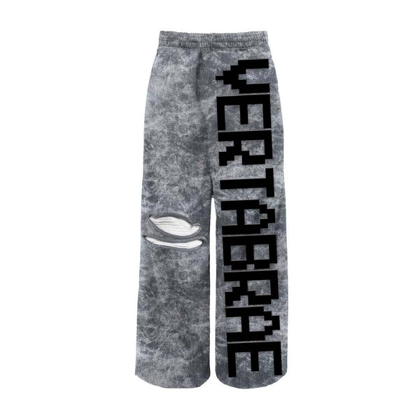 Vertabrae C - 2 Ash Grey Black Sweatpants by Vertabrae - NWAHype No.1 for streetwear Pants in USA