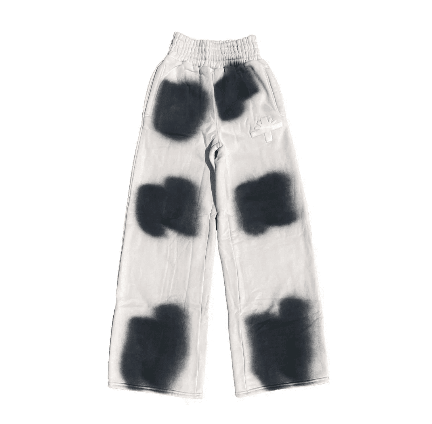 Vertabrae Cream Black Spotted Sweatpants by Vertabrae - NWAHype 1 for streetwear Pants in USA