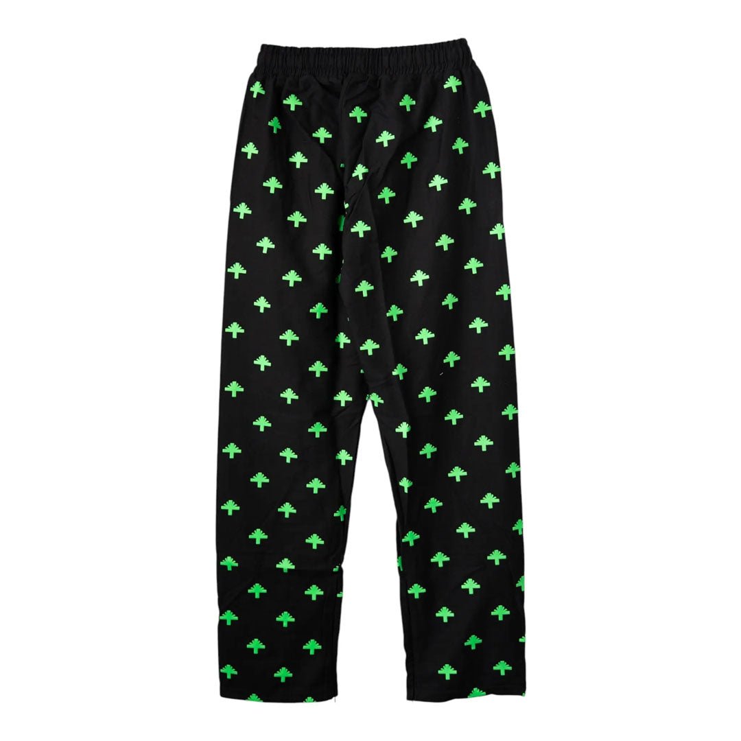 Vertabrae Everyday Logo Sweatpants Black Neon Green by Vertabrae - NWAHype 1 for streetwear Pants in USA