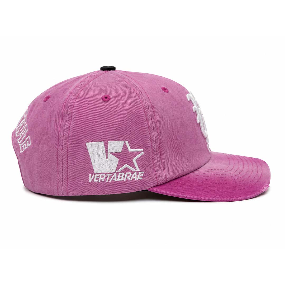 Vertabrae Faded Pink White Snapback Hat by Vertabrae - NWAHYPE No.1 for streetwear Hats in USA