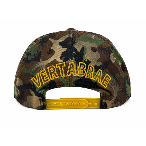 Vertabrae Green Camo Yellow Snapback Hat by Vertabrae - NWAHYPE No.1 for streetwear Hats in USA