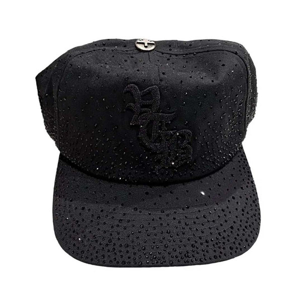 Vertabrae Obsidian Rhinestone Snapback Hat Black by Vertabrae - NWAHYPE No.1 for streetwear Hats in USA