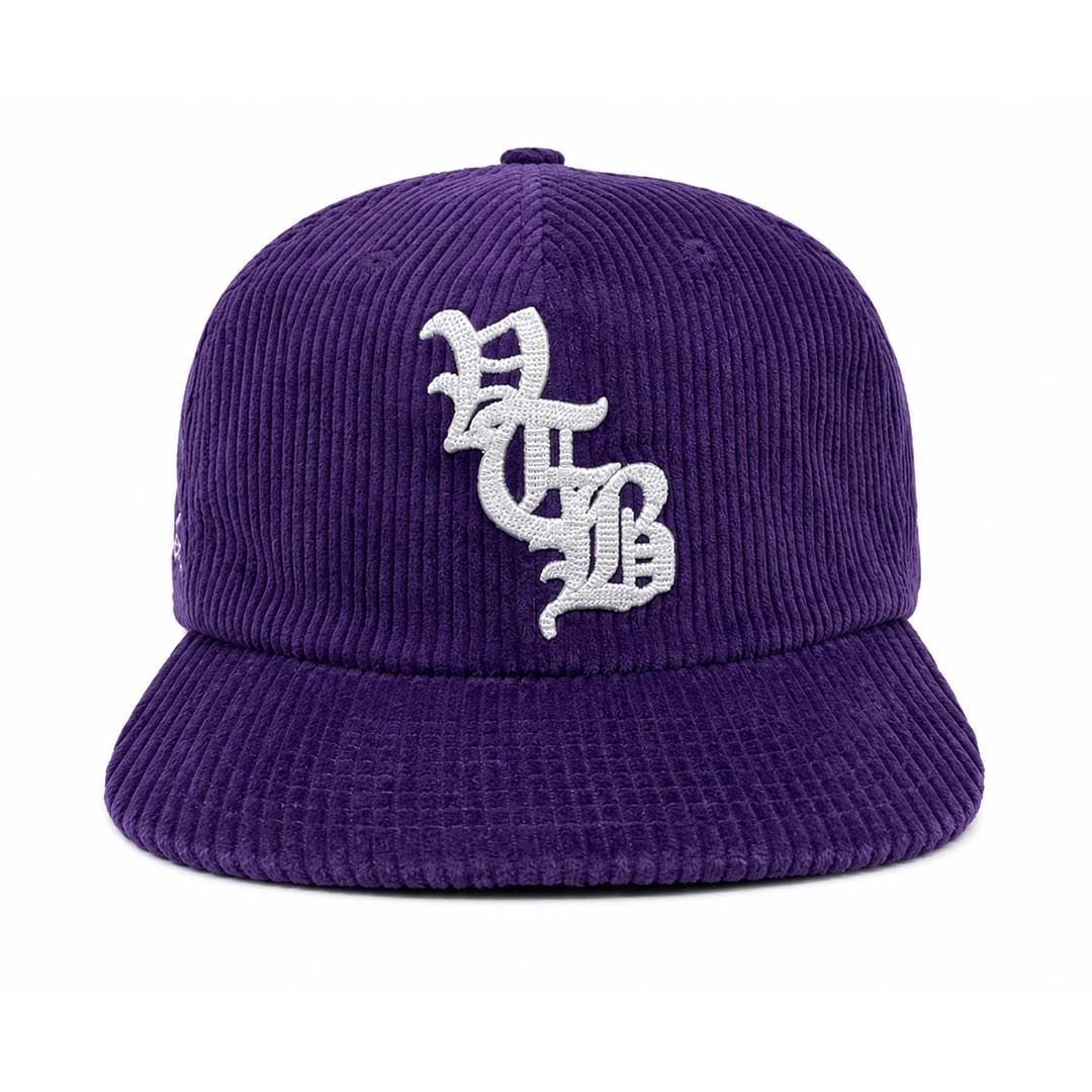 Vertabrae Purple Corduroy Snapback Hat by Vertabrae - NWAHYPE No.1 for streetwear Hats in USA