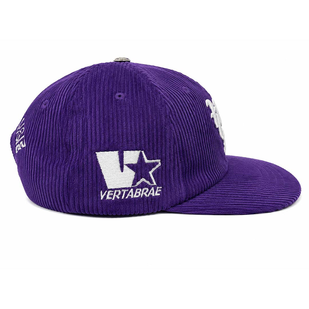 Vertabrae Purple Corduroy Snapback Hat by Vertabrae - NWAHYPE No.1 for streetwear Hats in USA