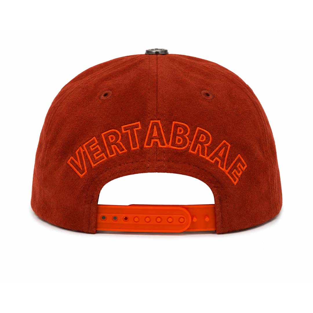 Vertabrae Rust Suede Snapback Hat Red Orange by Vertabrae - NWAHYPE No.1 for streetwear Hats in USA