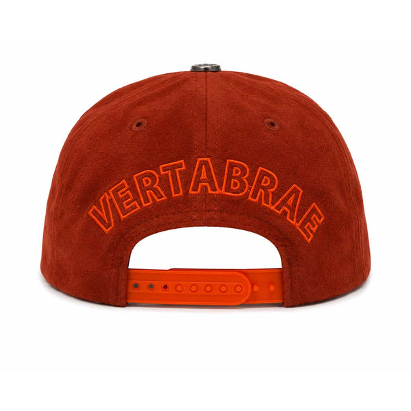 Vertabrae Rust Suede Snapback Hat Red Orange by Vertabrae - NWAHYPE No.1 for streetwear Hats in USA