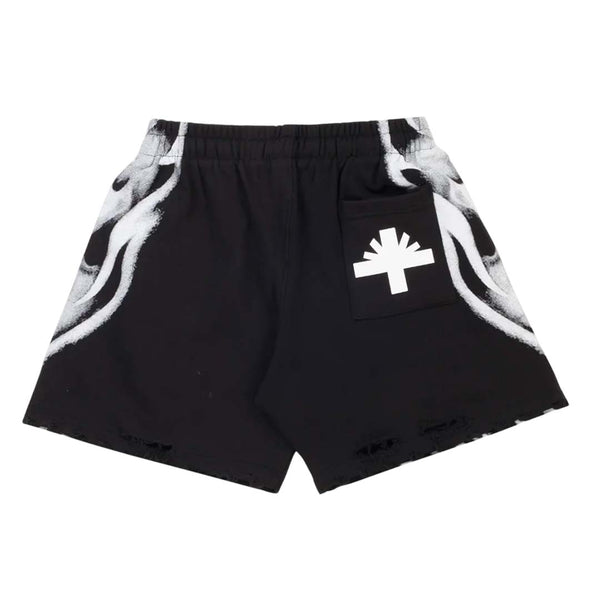 Vertabrae Skull Shorts Black White by Vertabrae - NWAHYPE No.1 for streetwear Shorts in USA