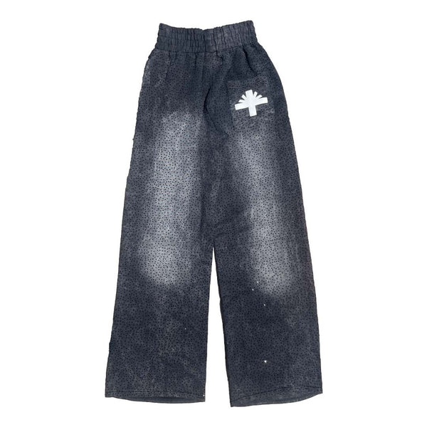 Vertabrae Sweatpants Crystalized Faded Black/White by Vertabrae - NWAHype 1 for streetwear Pants in USA