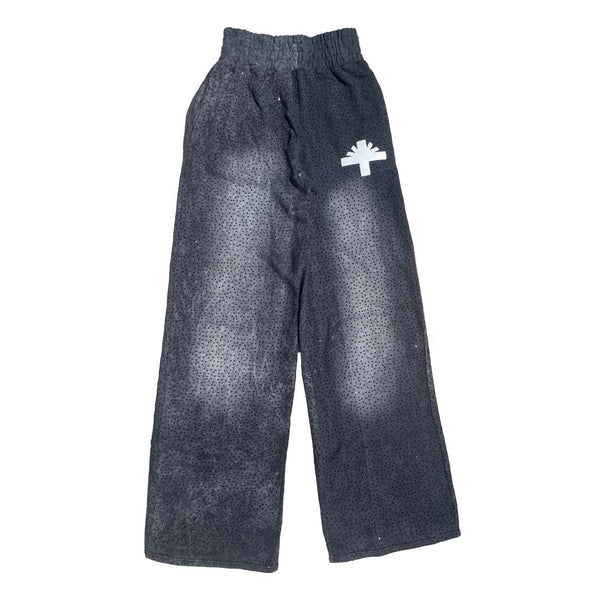 Vertabrae Sweatpants Crystalized Faded Black/White by Vertabrae - NWAHype 1 for streetwear Pants in USA