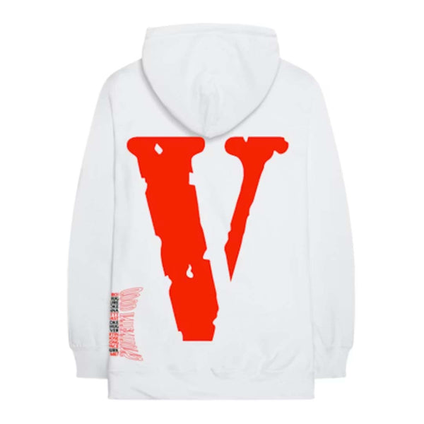 Vlone White Bad Habits Good Intentions Hoodie by Vlone - NWAHYPE No.1 for streetwear Hoodies in USA