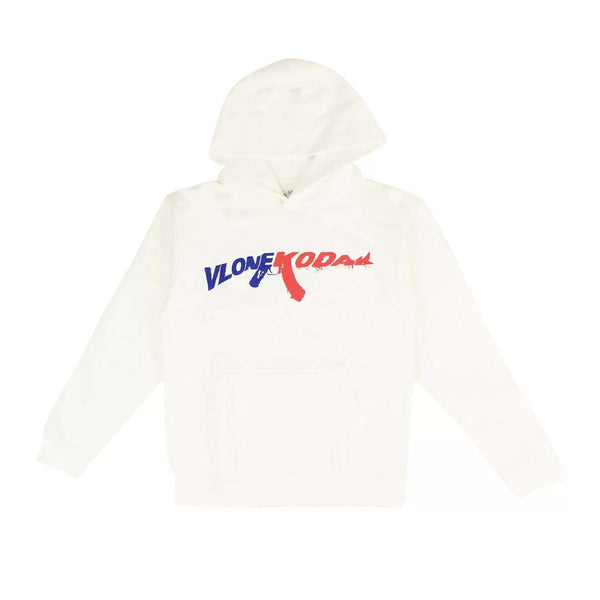 Vlone x Kodak 'AK47' Hoodie 'White' by Vlone - NWAHype No.1 for streetwear Hoodies in USA