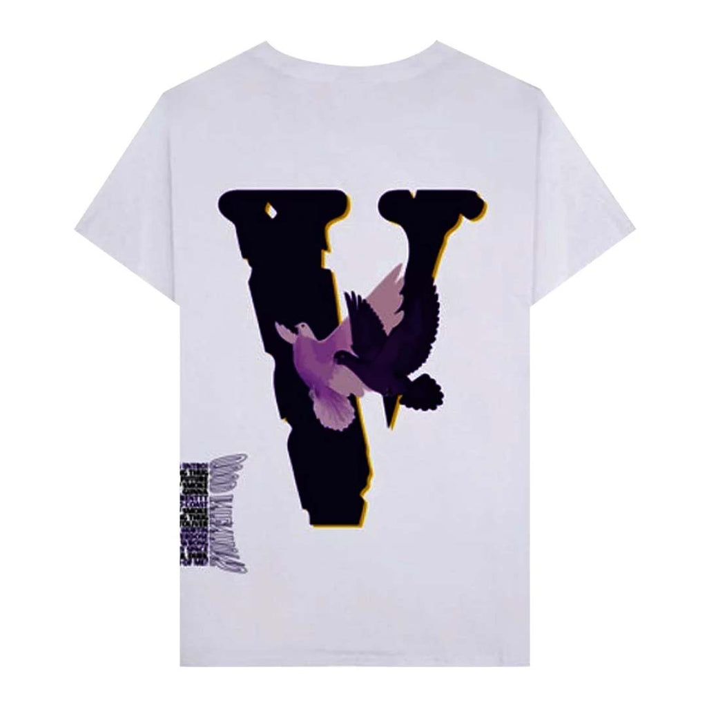 Vlone x Nav Doves Good Intentions Tee 'White' by Vlone - NWAHype 1 for streetwear Hoodies in USA