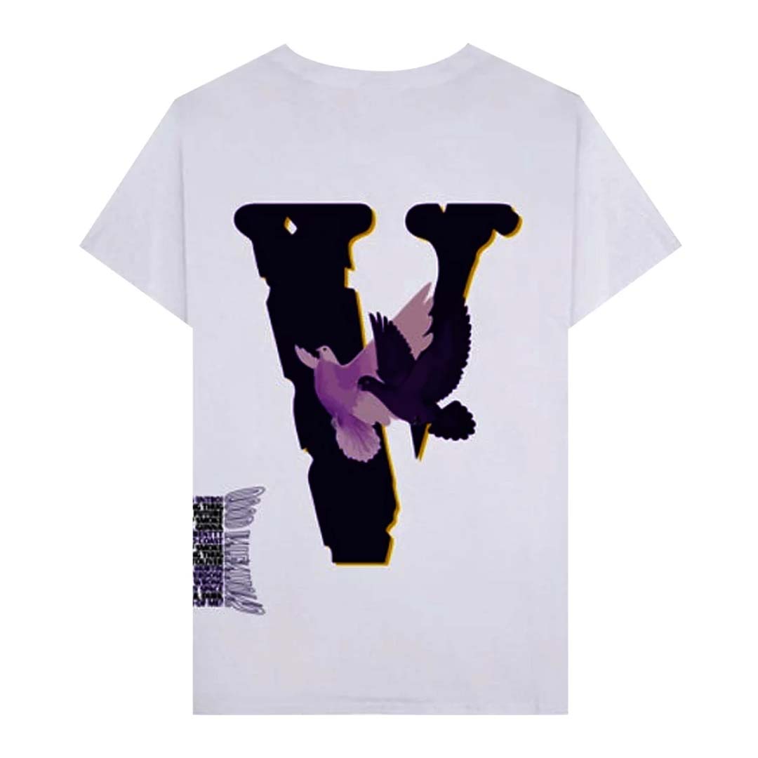 Vlone x Nav Doves Good Intentions Tee 'White' by Vlone - NWAHype 1 for streetwear Hoodies in USA