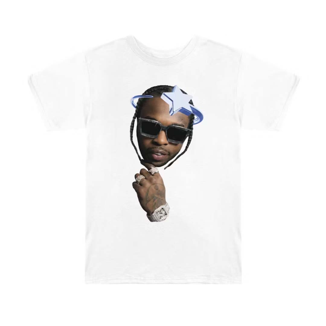Vlone x Pop Smoke Halo Tee White by Vlone - NWAHYPE No.1 for streetwear T-Shirts in USA