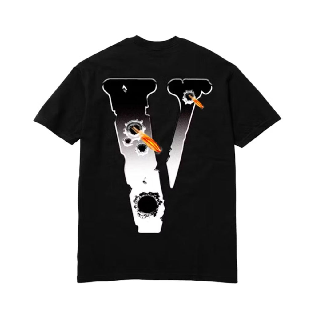 Vlone x Pop Smoke Hawk Em' Tee Black by Vlone - NWAHype 1 for streetwear T-Shirts in USA