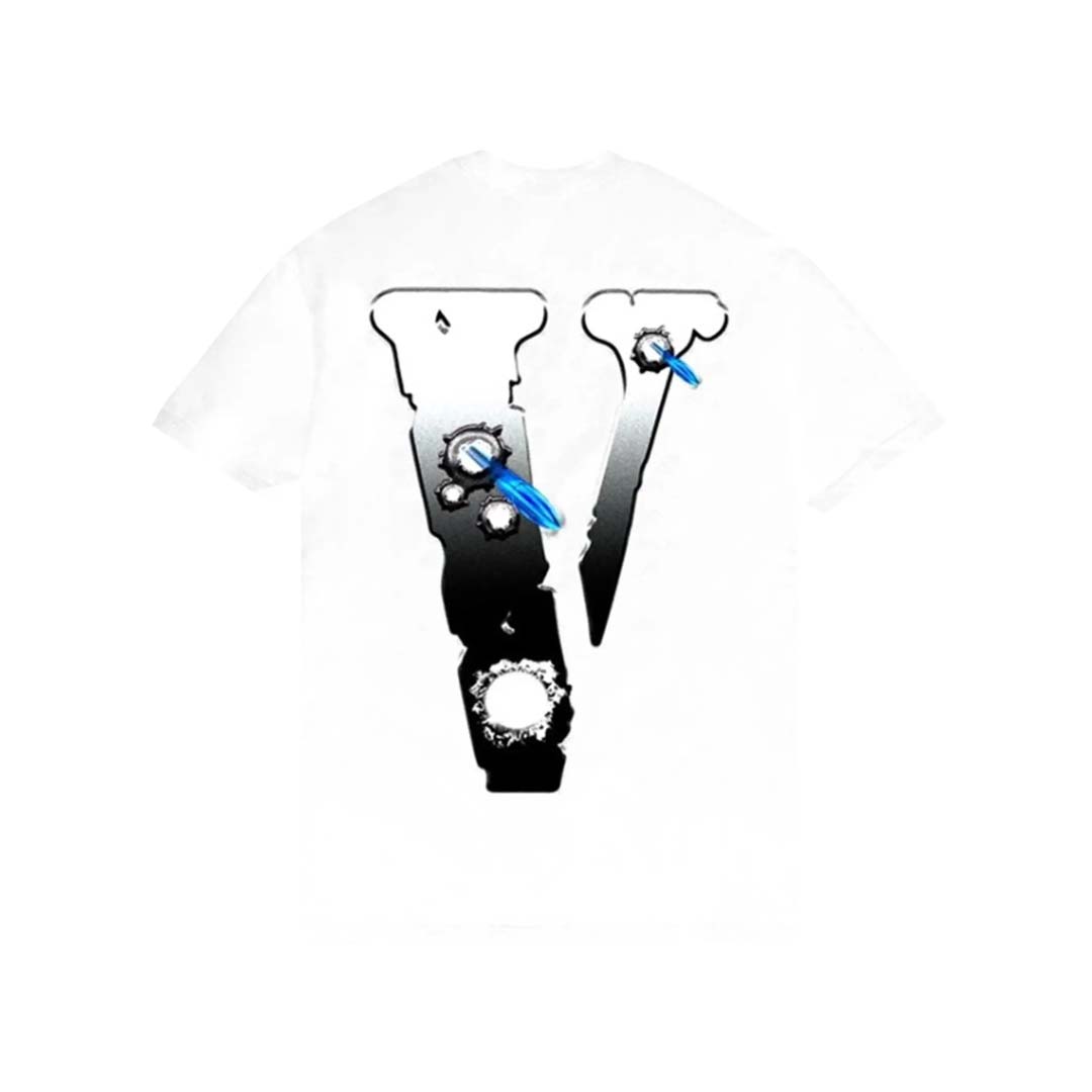 Vlone x Pop Smoke Hawk Em Tee White by Vlone - NWAHype 1 for streetwear T-Shirts in USA