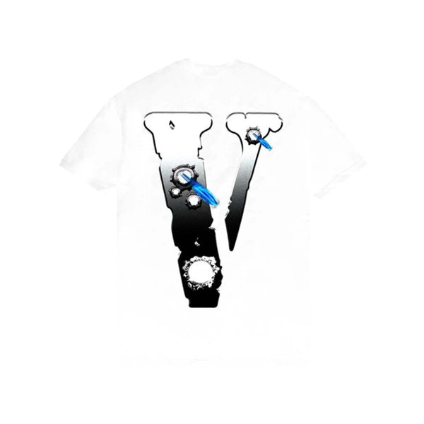 Vlone x Pop Smoke Hawk Em Tee White by Vlone - NWAHype 1 for streetwear T-Shirts in USA