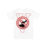 Vlone x Pop Smoke Stop Snitching Tee White Red by Vlone - NWAHype 1 for streetwear T-Shirts in USA