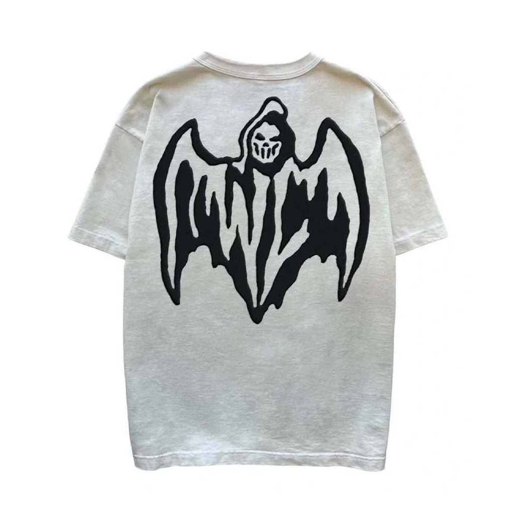 Warren Lotas Bat Logo Tofu Cream/Black Tee by Warren Lotas - NWAHype 1 for streetwear T-Shirts in USA