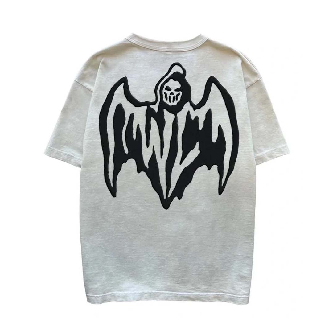 Warren Lotas Bat Logo Tofu Cream/Black Tee by Warren Lotas - NWAHype 1 for streetwear T-Shirts in USA