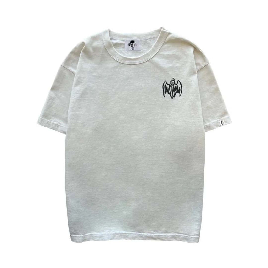 Warren Lotas Bat Logo Tofu Cream/Black Tee by Warren Lotas - NWAHype 1 for streetwear T-Shirts in USA